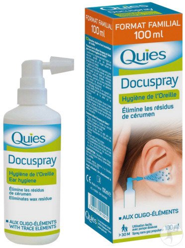 Quies Docuspray Hygiène De L'Oreille Spray 100ml