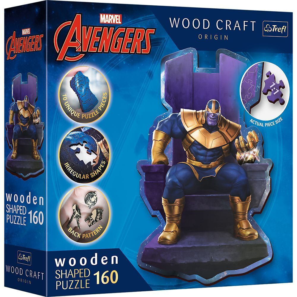 Holz Puzzle 160  Marvel Avengers - Thanos auf dem Thron