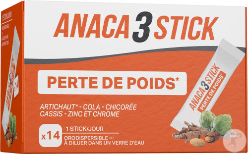 Anaca 3 Stick Perte De Poids Complément Alimentaire 14 Pièces