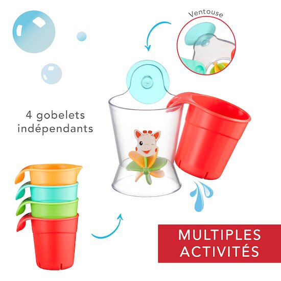 Gobelets Rigol'eau   de               Sophie La Girafe®
