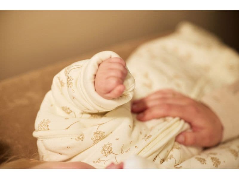 Jollein Baby-Ganzjahresschlafsack Leafy Dreams 70 cm Gefütterter Schlafsack mit abnehmbaren Ärmeln