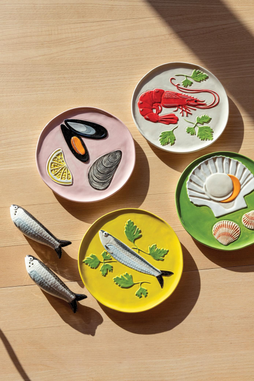 &klevering De la mer gebaksbordje Ø16 set van 4