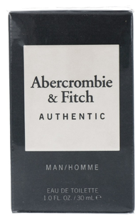 Abercrombie & Fitch Authentic Man Eau de Toilette Spray 30ML