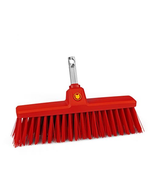 Wolf-Garten Terrasbezem Tb 350 M - Reiningingsgereedschap - 35 cm Geel Rood