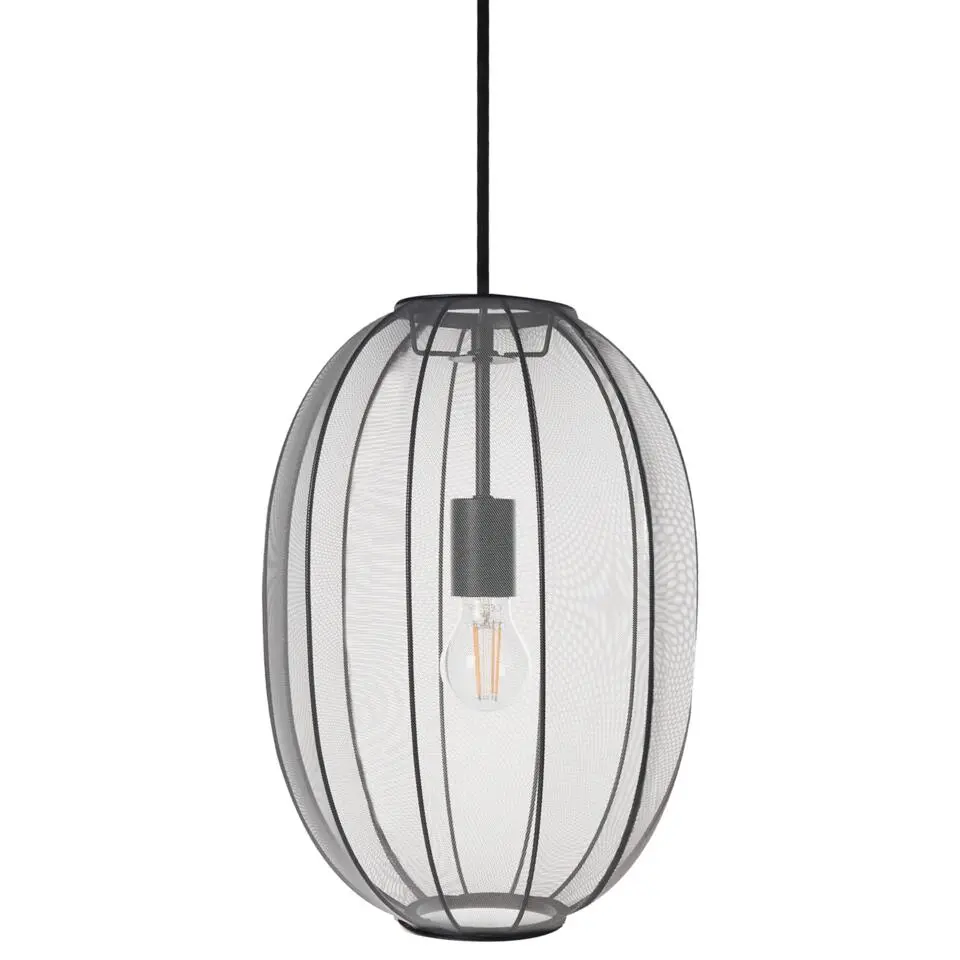 PADAMO - Hanglamp - Zwart - Nylon