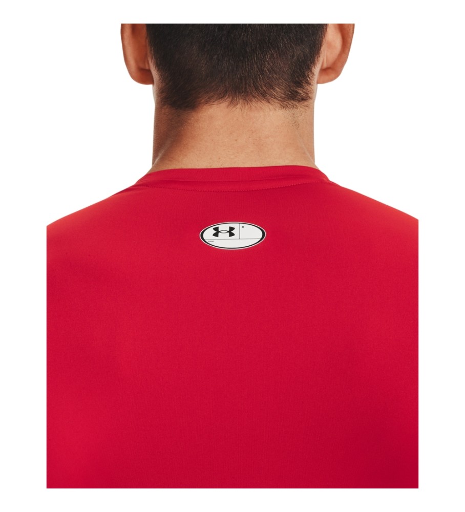 Camiseta de manga comprida Under Armour HeatGear Armour, vermelha