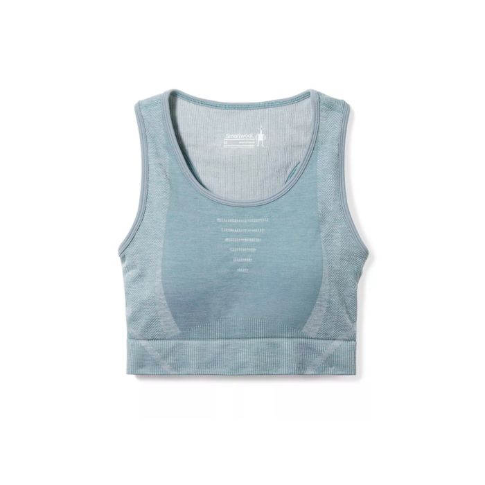 Smartwool Dame BH Intraknit Racerback Bra Grå