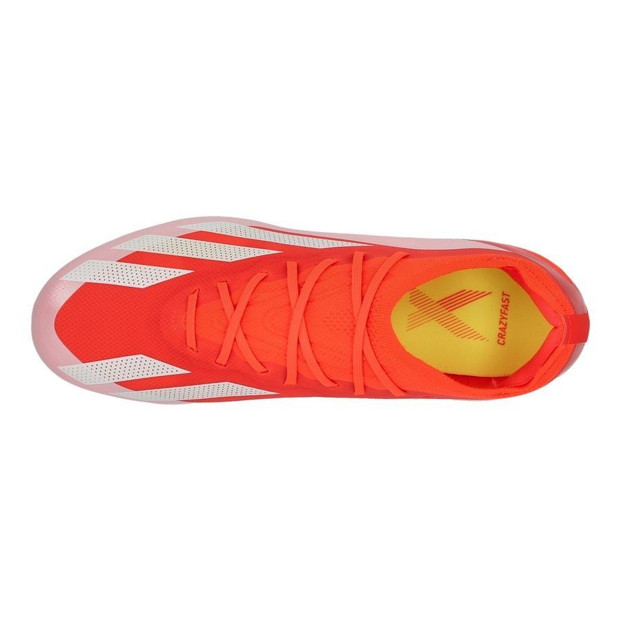 adidas X Crazyfast Elite FG Energy Citrus - Rouge/Blanc/Jaune Enfant