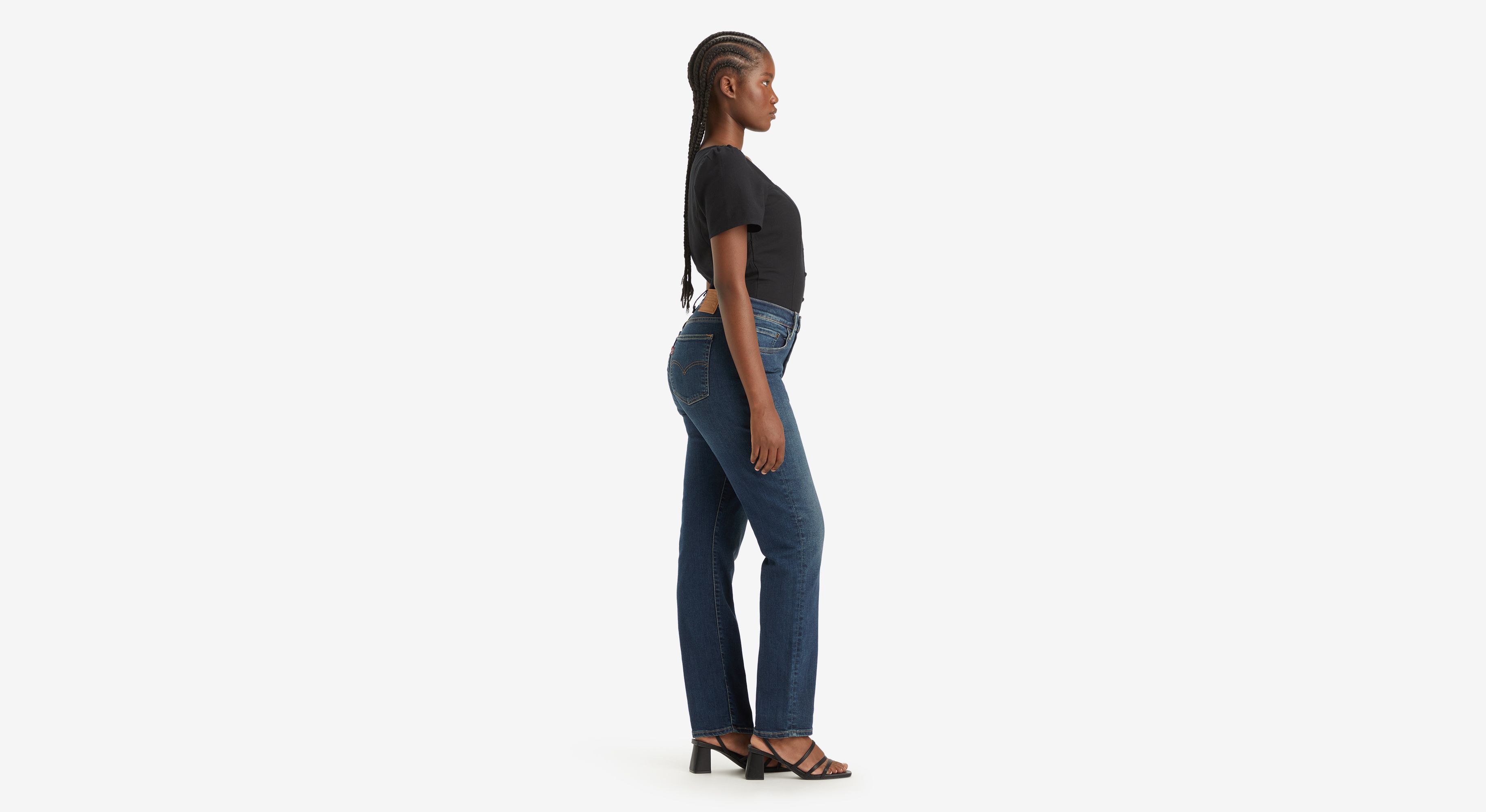 Jean 724™ taille haute droit - Blue Swell - Bleu