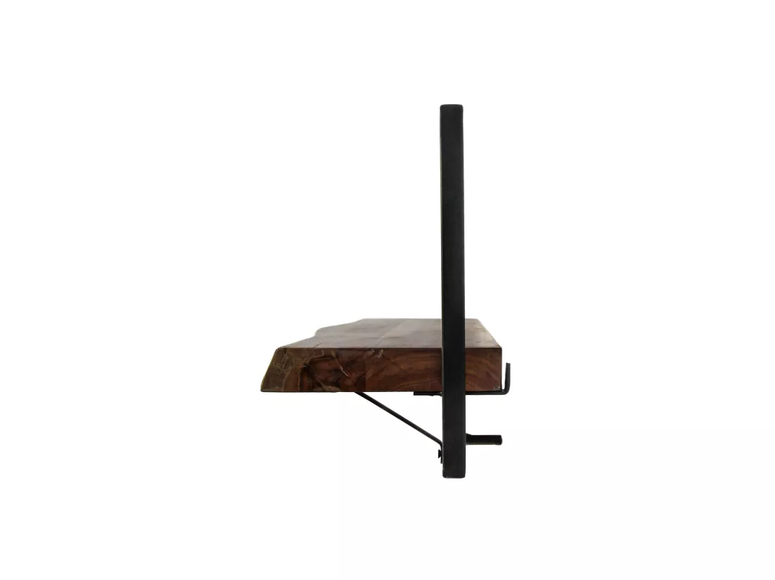 Étagère murale Levels live edge (bord brut) - Acacia/fer 70*22*32
