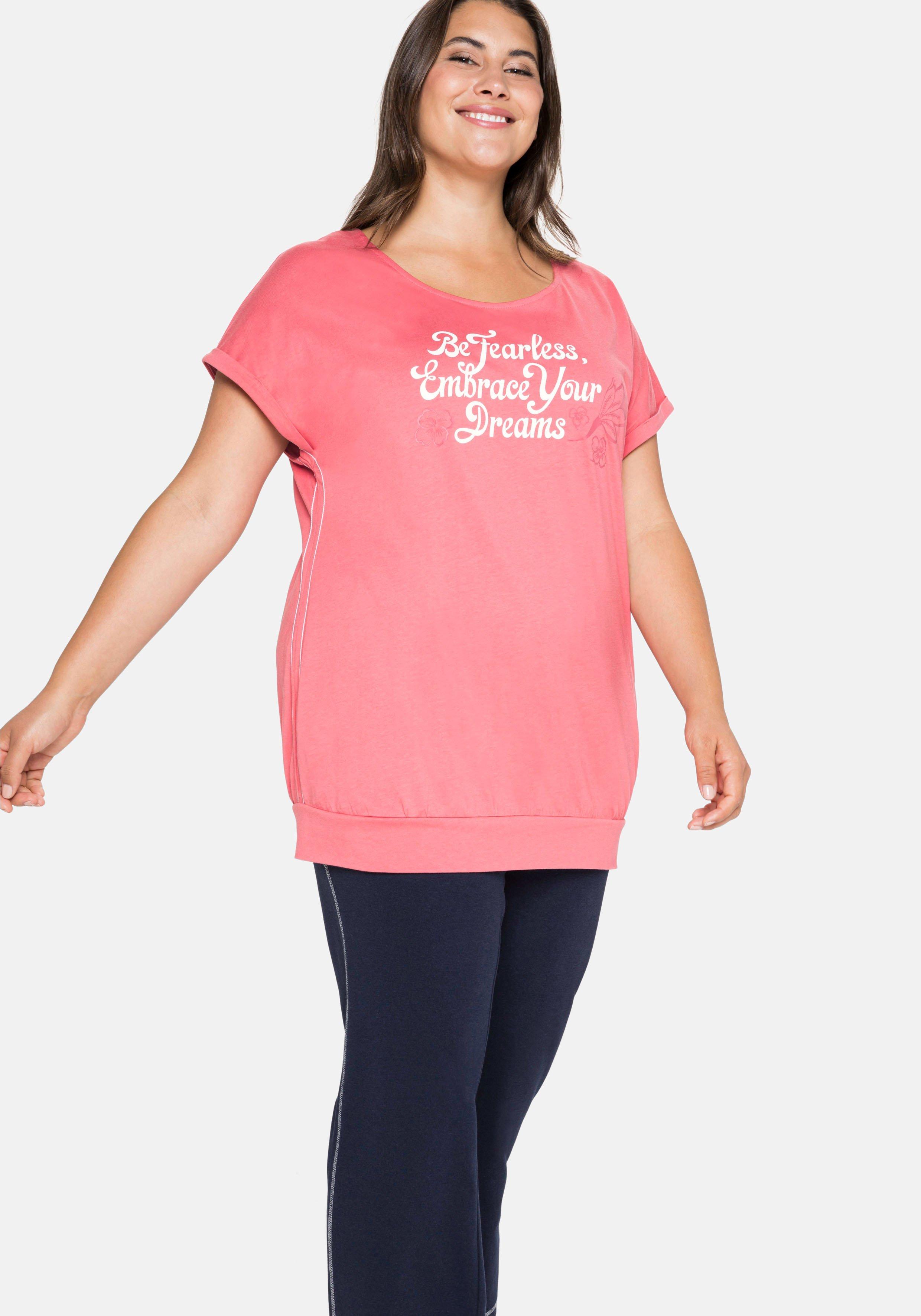 Relaxshirt mit Frontdruck, in Oversized-Form