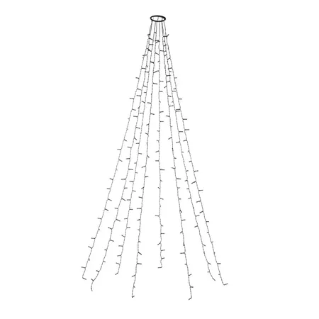 Idena Lichterkette NewTec 200 LED ww Überwurf