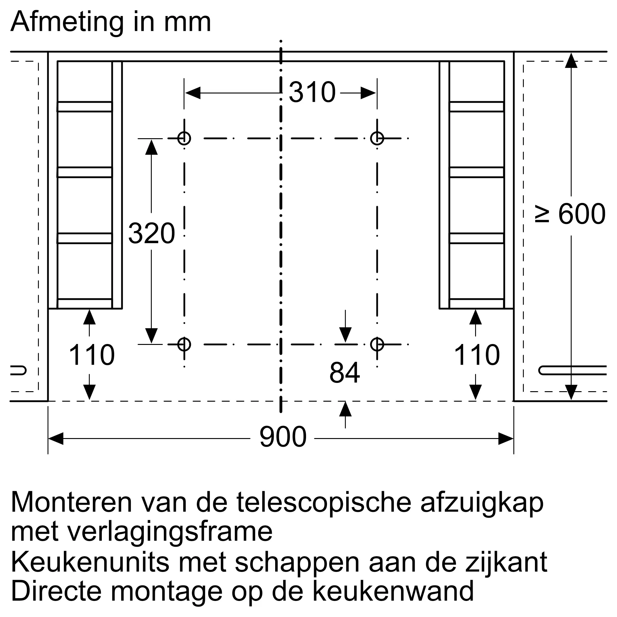 Frame verlager 830 mm DSZ4961 • 17005387