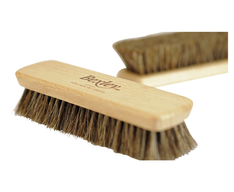 Brosse en hêtre et crin de cheval véritable - 15cm