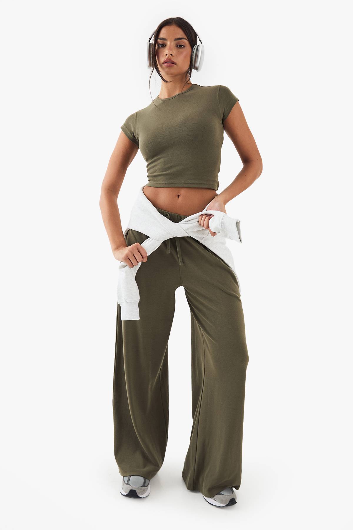 Pantalon Large Côtelé Brodé DSGN Studio