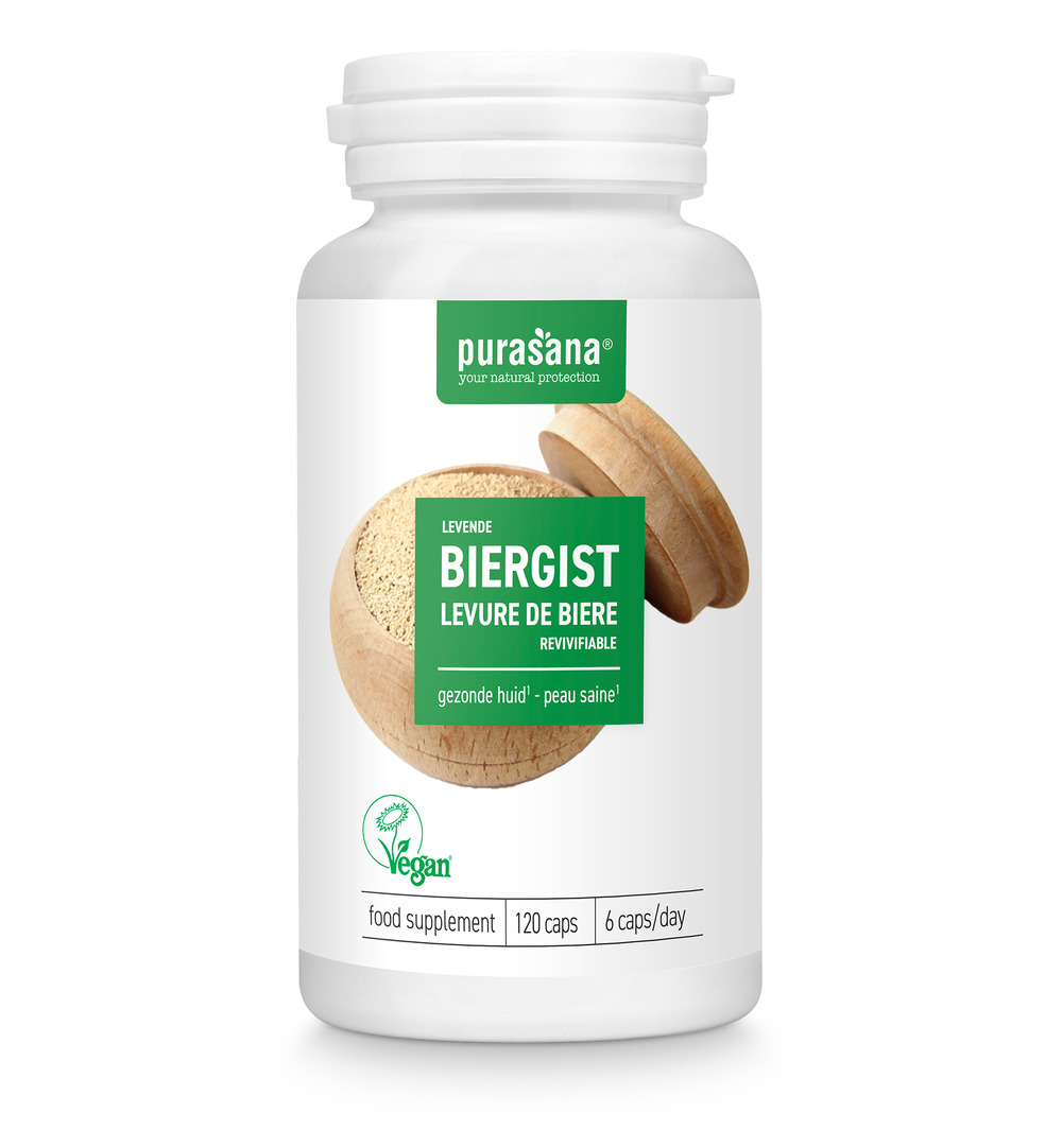 Purasana Levende Biergist/Levure De Biere Revivifiable (120 capsules)