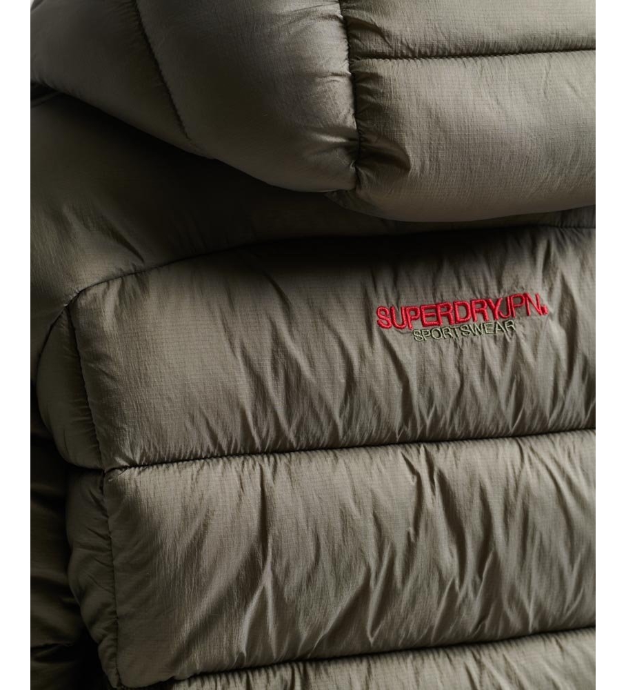 Jaqueta esportiva acolchoada Superdry Bomber, verde