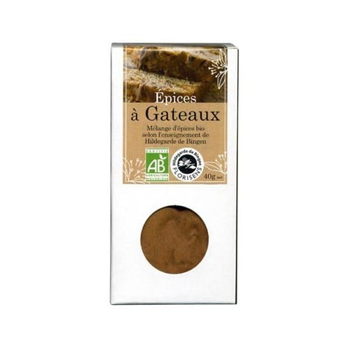 Epices bio à gateaux pour la cuisine 40g