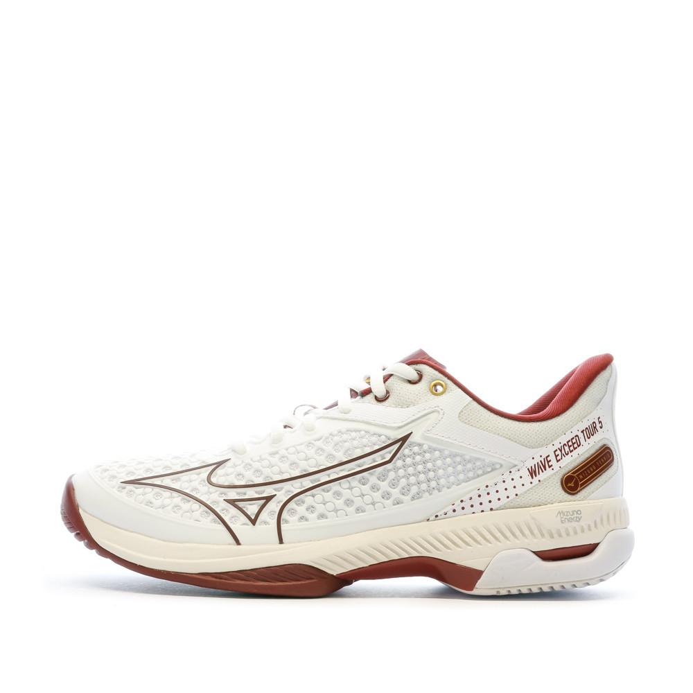 Mizuno Chaussures de Tennis Blanches Femme Mizuno Exceed Tour
