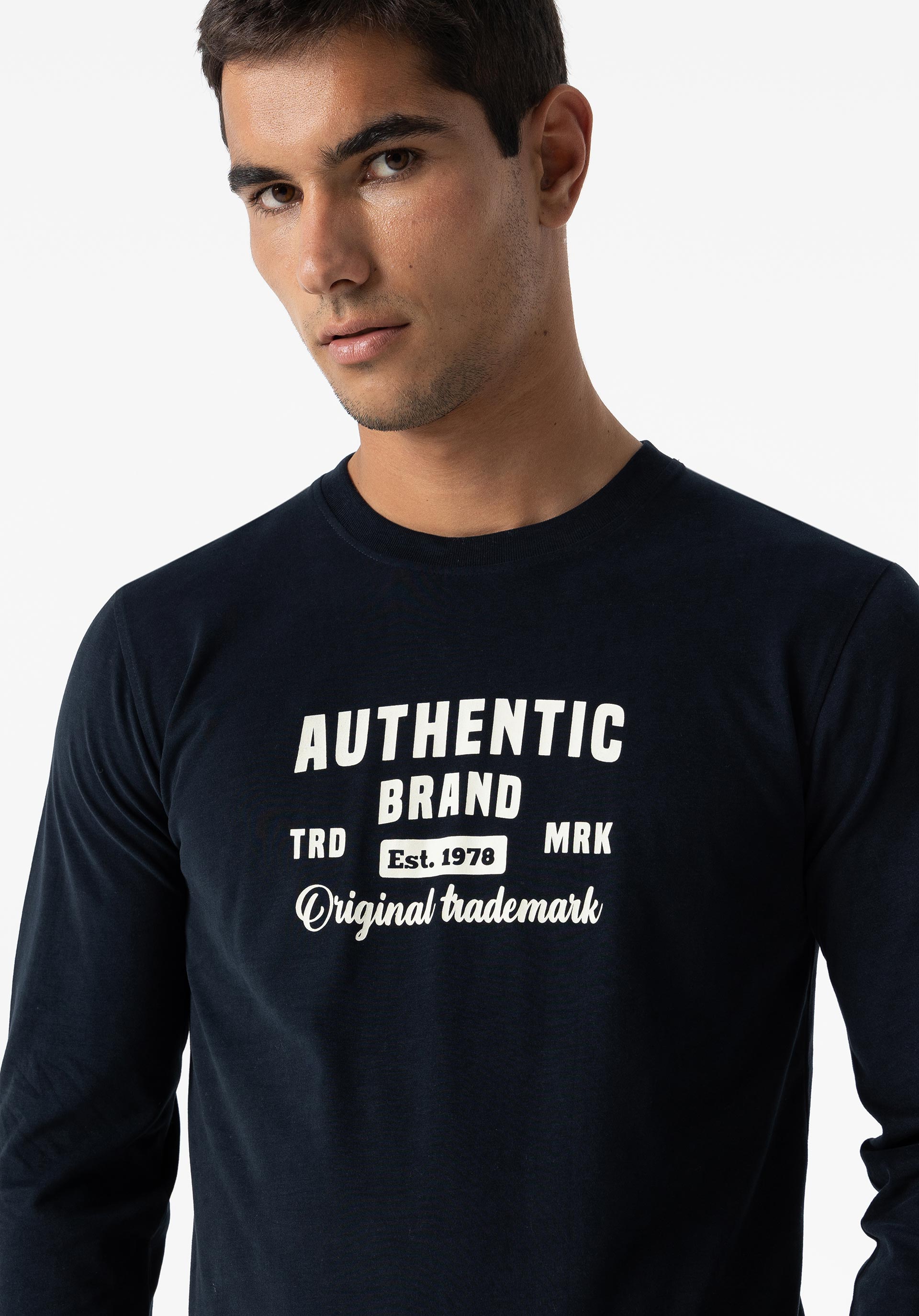 T-shirt Estampado Frontal Toque Suave