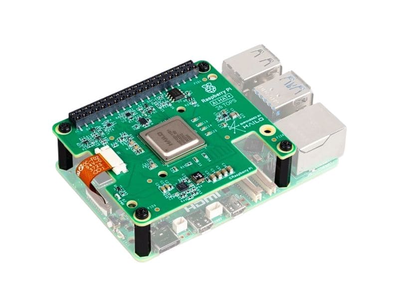 Raspberry Pi Pi AI HAT  13TOPS für Raspberry Pi5 Entwickelt, um die Bearbeitung von Aufgaben im Zusammenhang mit künstlicher Intelligenz zu optimieren und zu beschleunigen