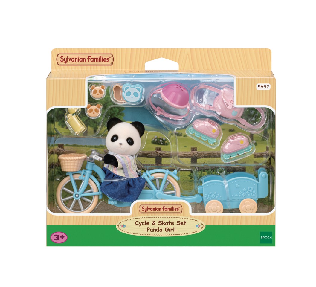 Sylvanian Families - Cykel og Rulleskøjte legesæt med figur (5652)