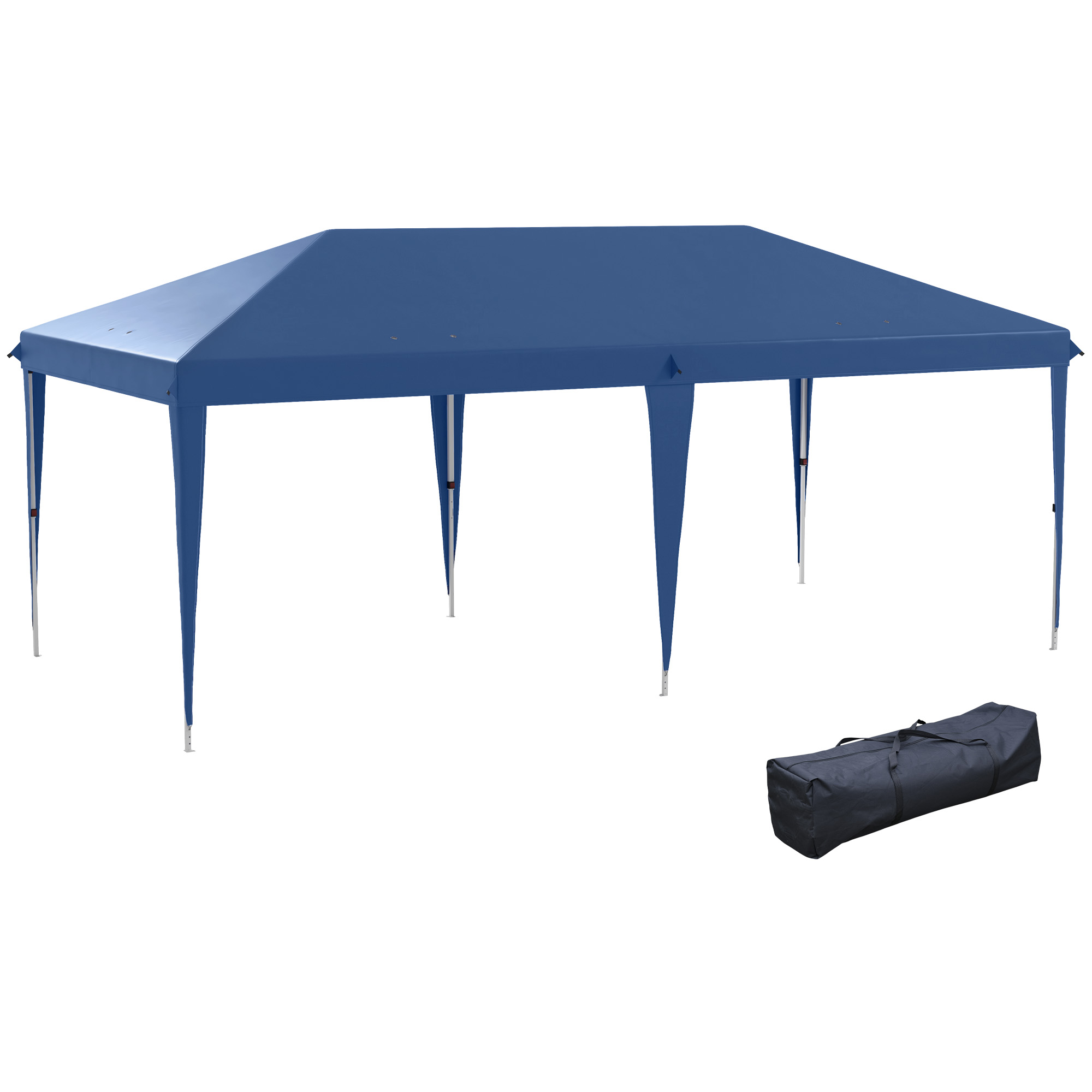 Tenda dobrável Outsunny azul