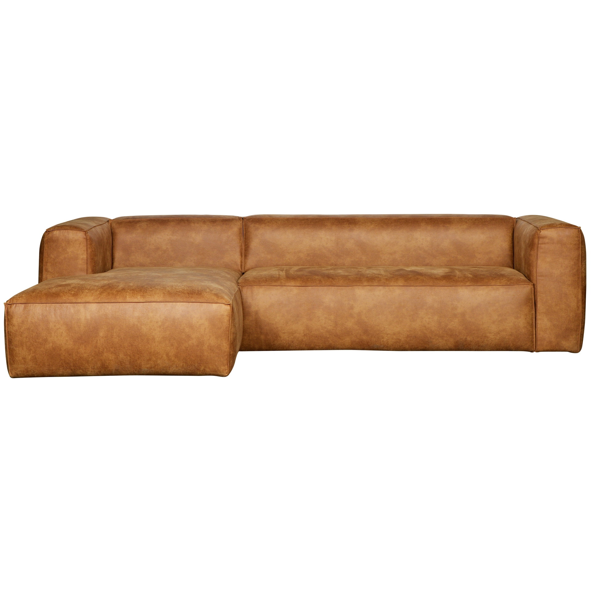 Ecksofa BEAN 175 x 305 cm cognac