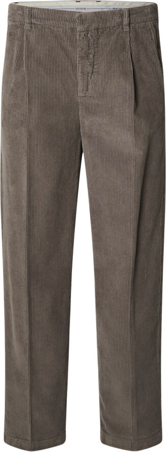 Selected Homme SLH220-LOOSE TRISTAN CORD PANT Morel