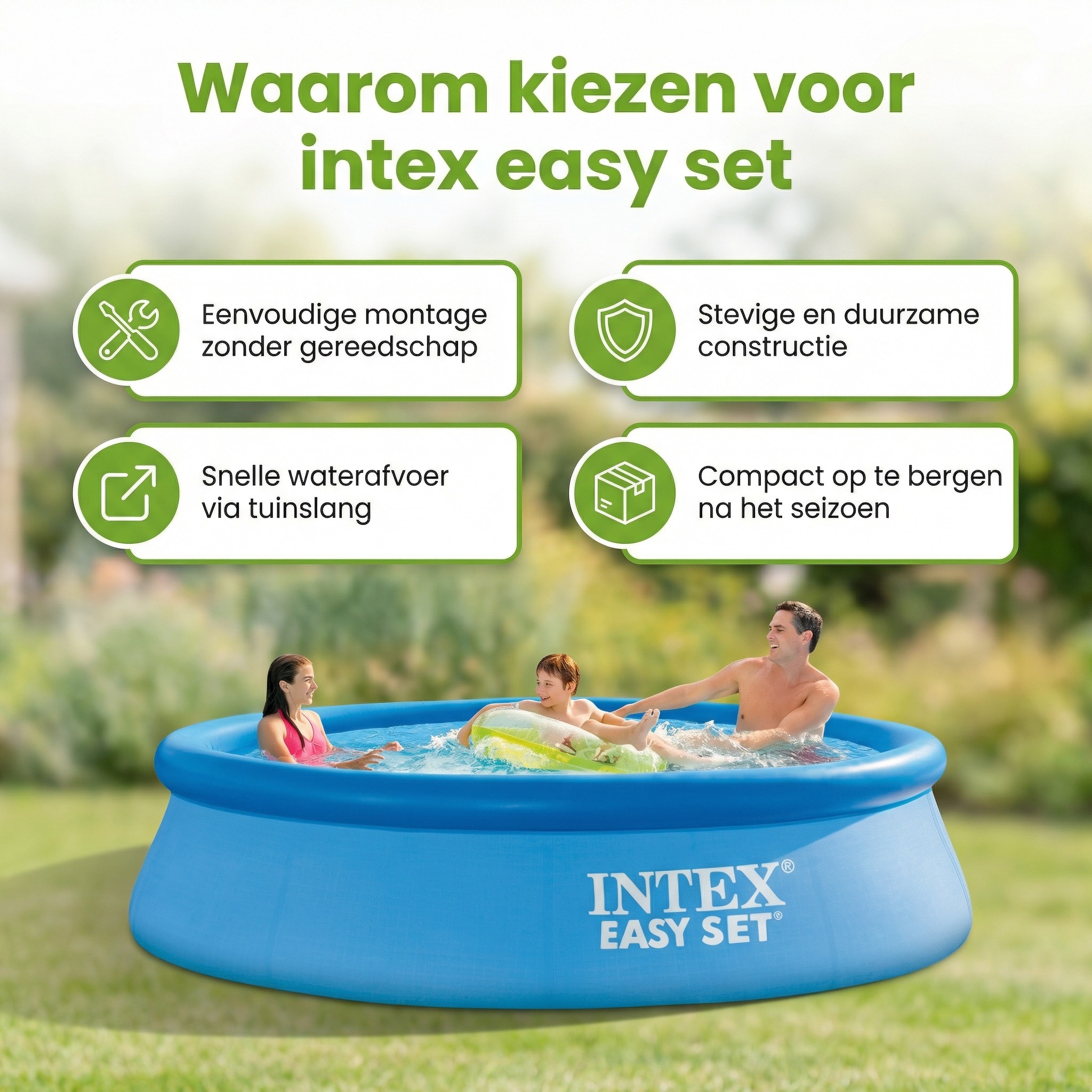 Intex easy set 305x76cm zwembad