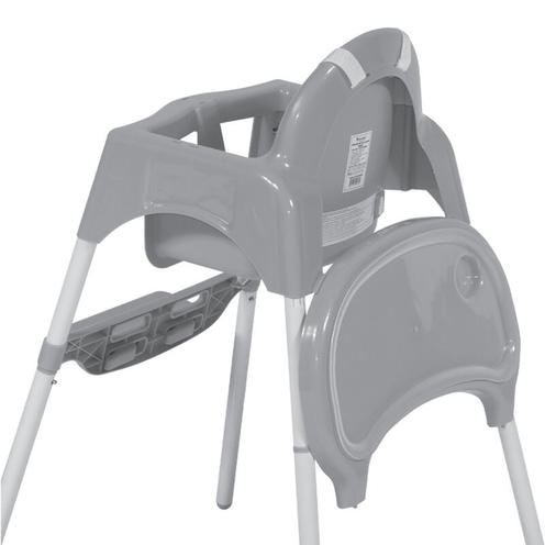 Chaise haute Amaro Cool Grey - LORELLI