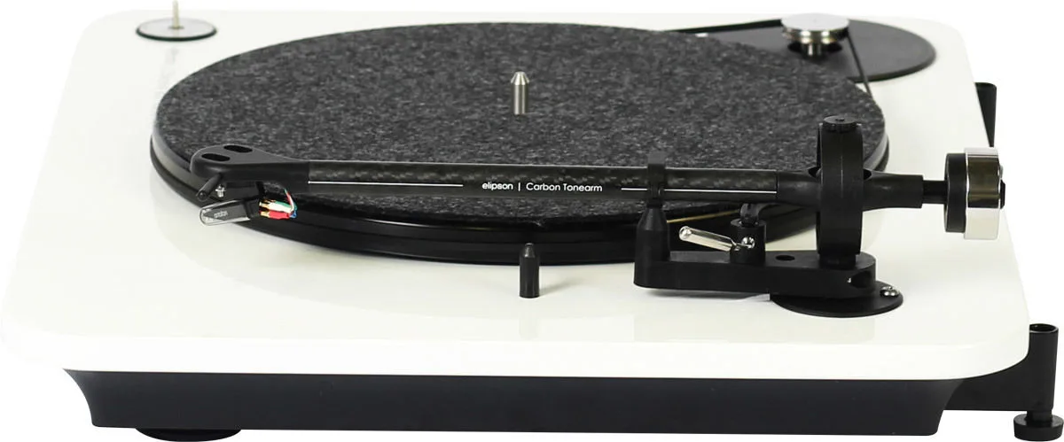 Elipson Chroma 400 RIAA Blanc laqué Platines vinyle hi-fi