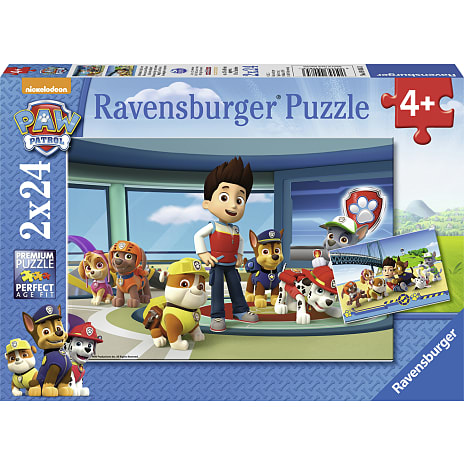 Paw Patrol puslespil - 2x24 brikker