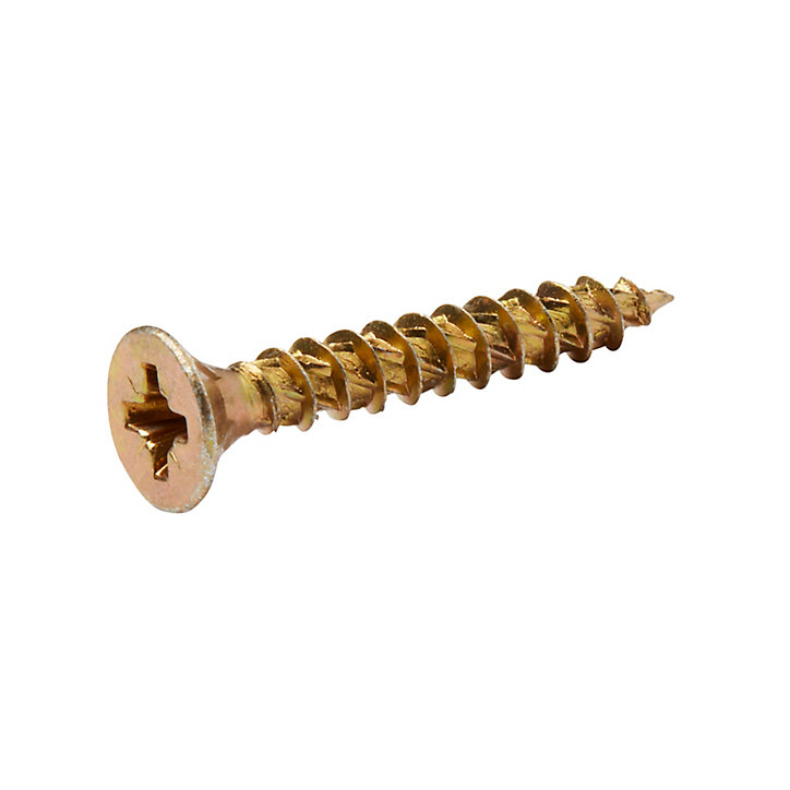Vis à bois Turbodrive Premium pozidriv zinguée jaune 6x40 mm - 20 pièces