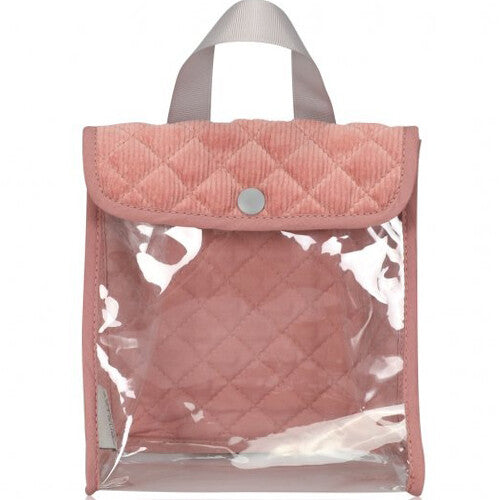 Mama memo poppen voedingsset - corduroy roze