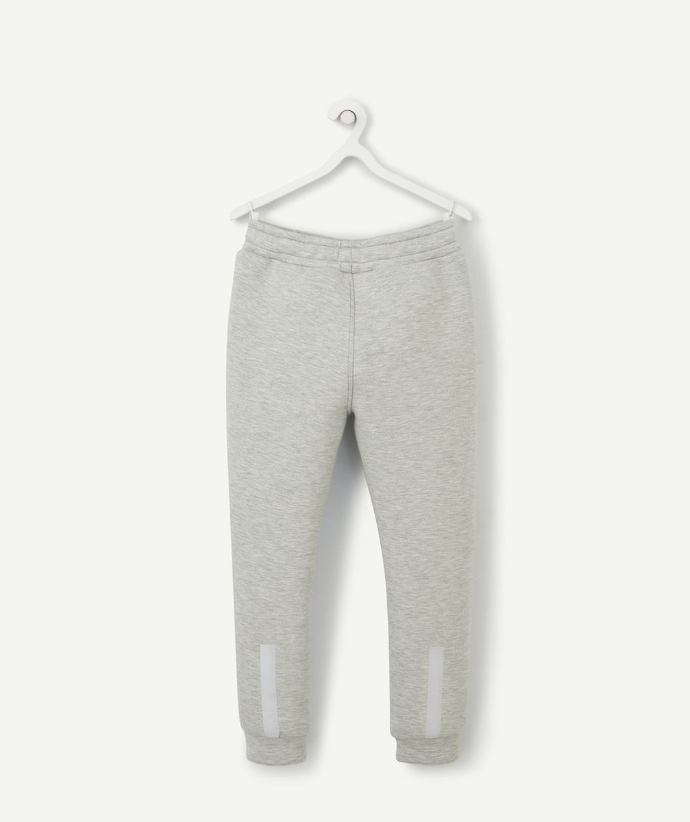 JOGGING GARÇON GRIS AVEC DÉTAILS RÉFLÉCHISSANTS