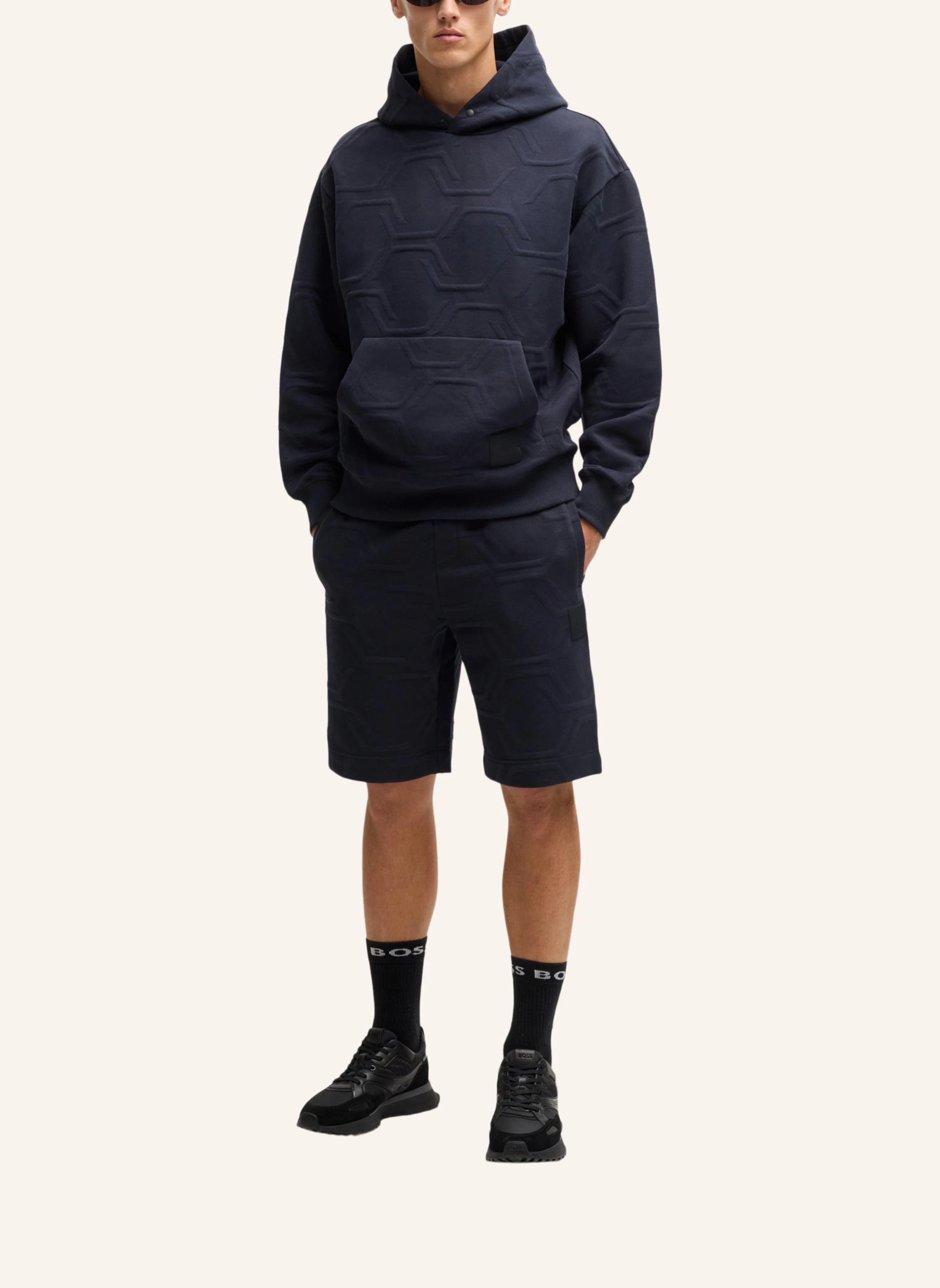 BOSS Sweatshirt SLY HEXAQUILT Relaxed Fit