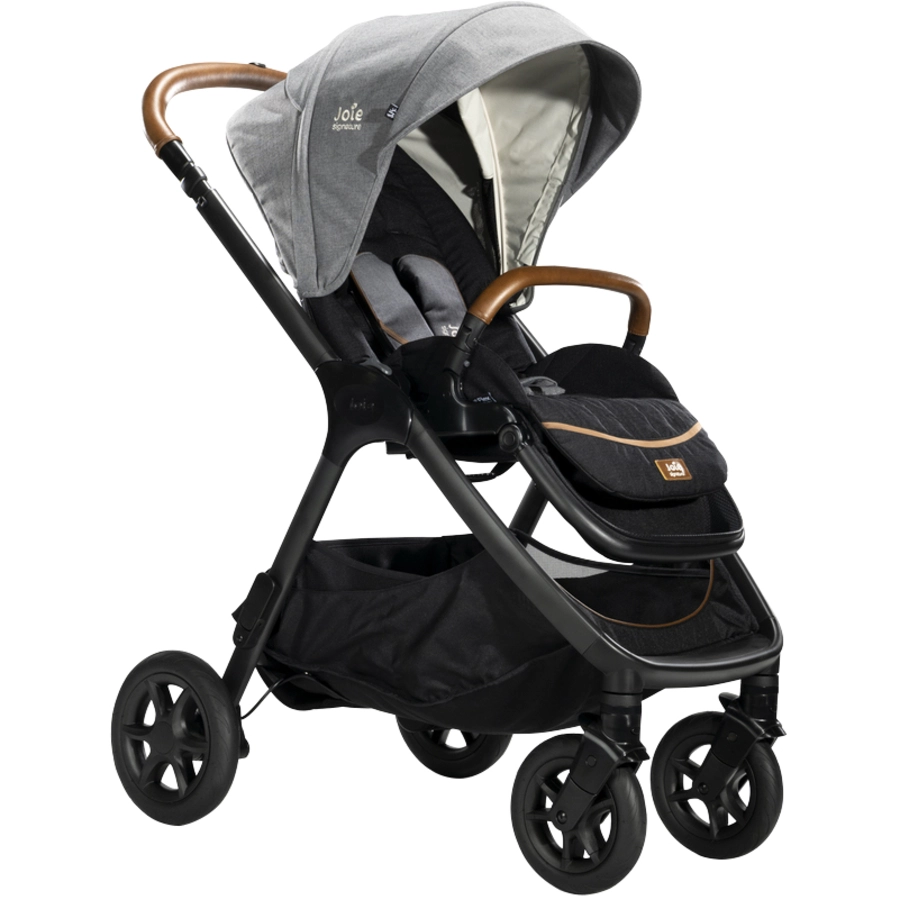 Joie Signature Sportwagen Finiti inkl. Auto-Babywanne Calmi R129 Carbon und i-Base encore