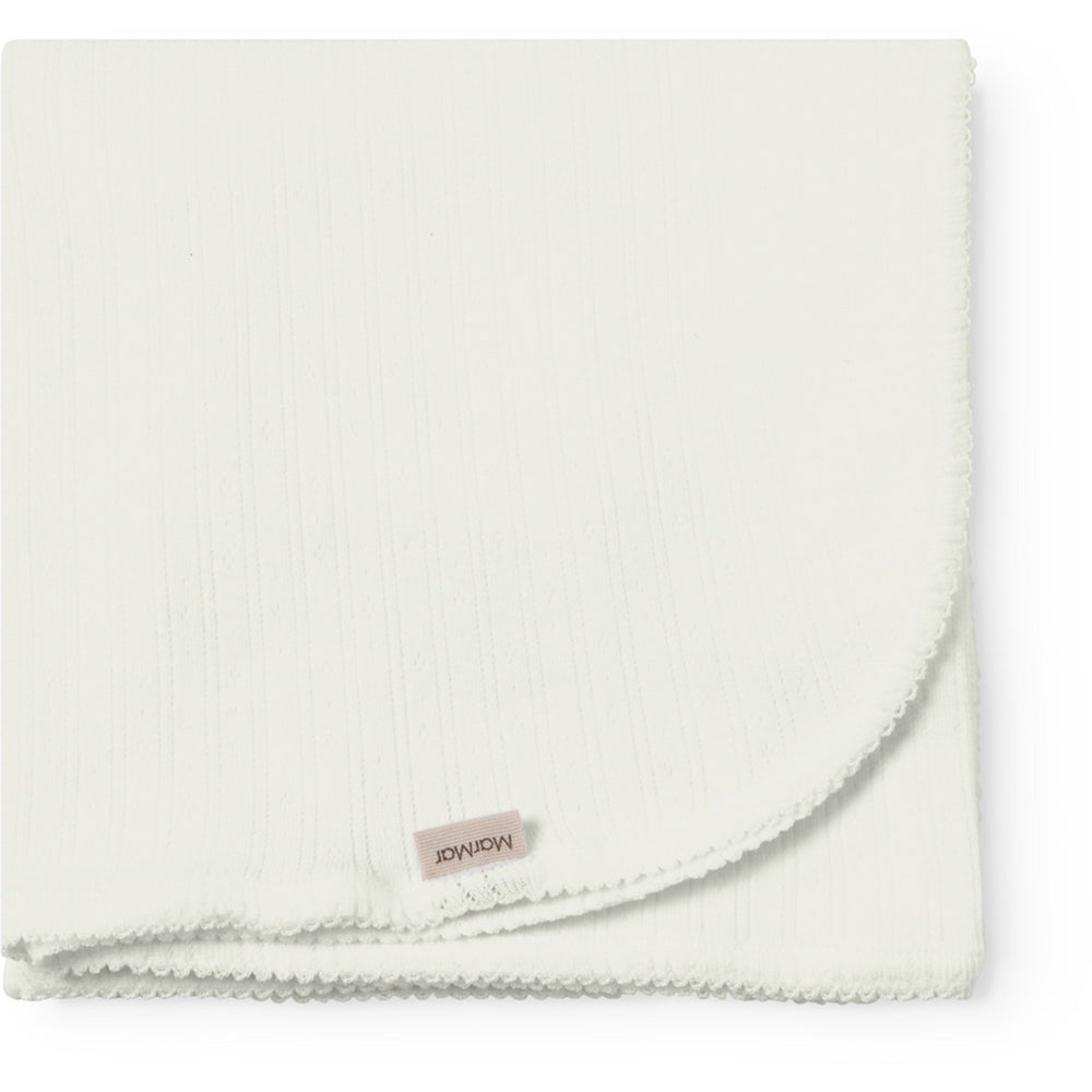 Køb MarMar Newborn Modal Pointelle Gentle White Alida Tæppe