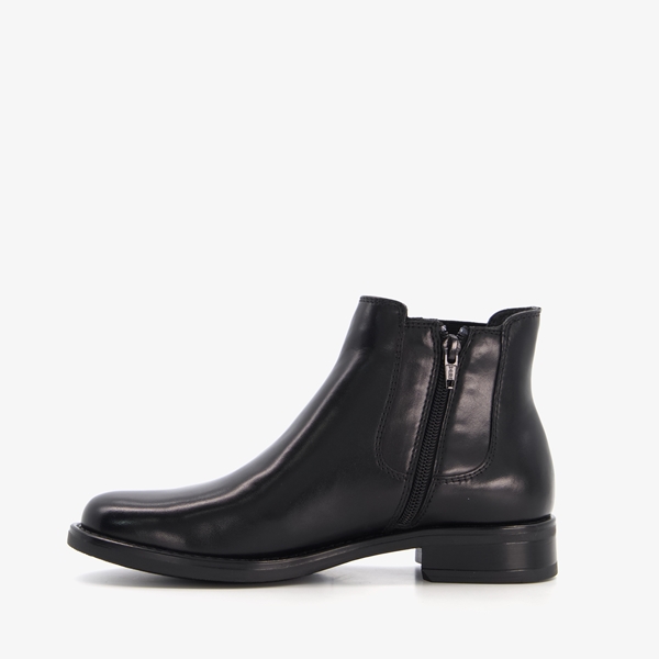 Hush Puppies leren dames chelsea boots zwart