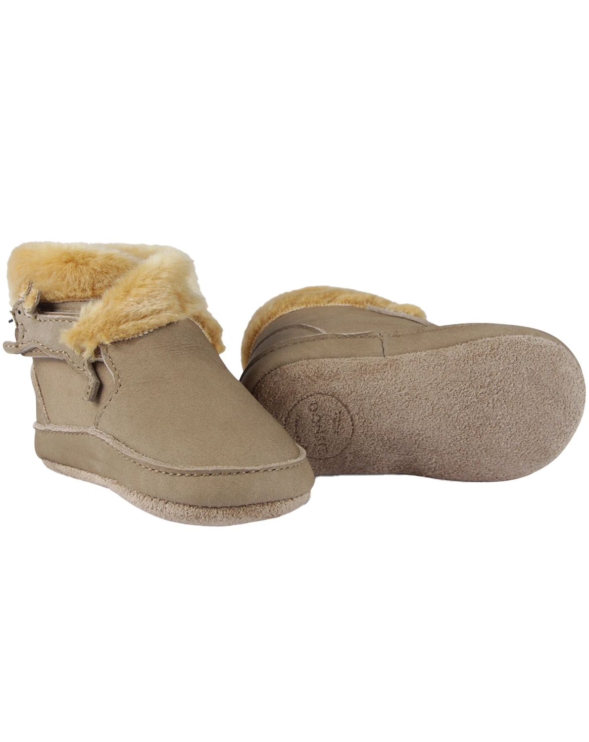 Krabbelschuhe TWISI - SQUIRREL gefüttert in truffle