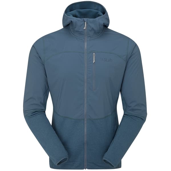 Veste polaire ski rando RAB ASCENDOR SUMMIT HOODY FZ ORION BLUE