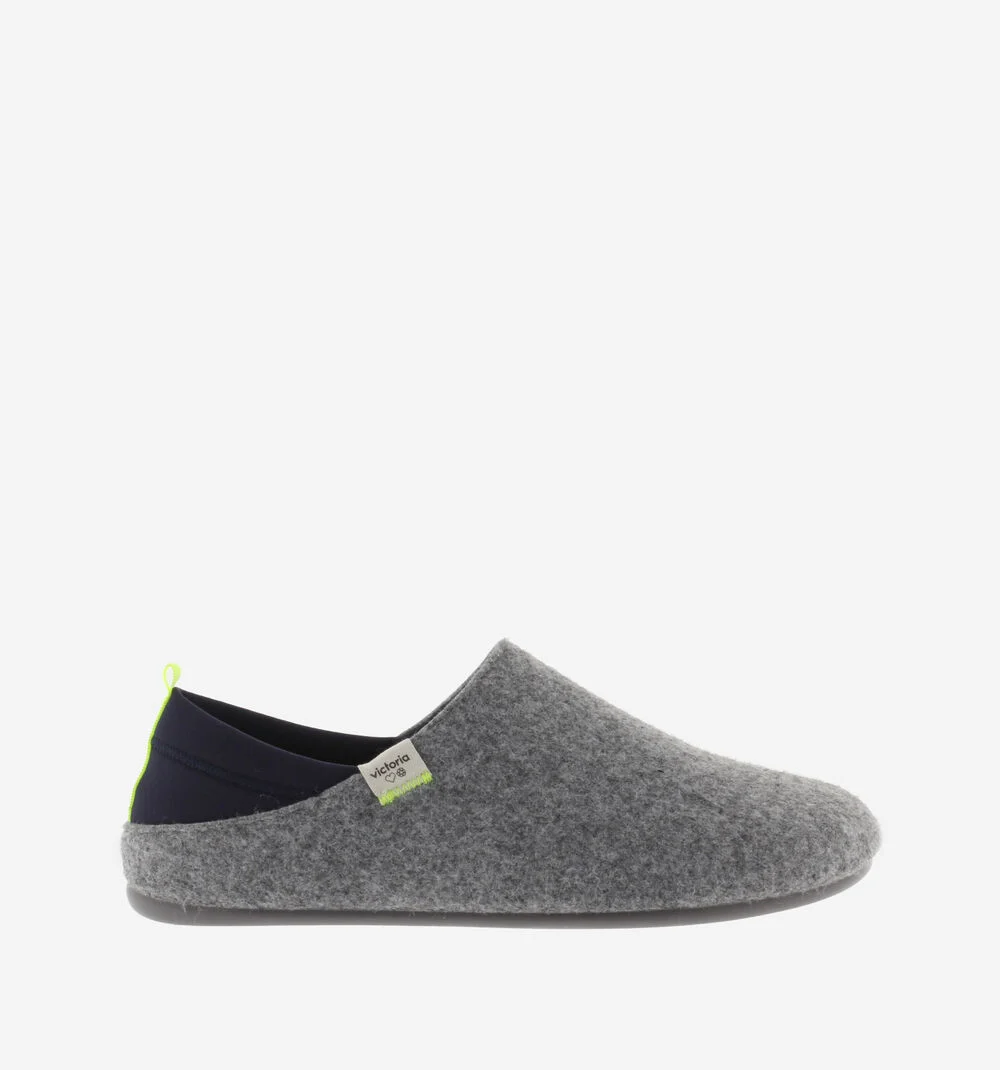 NORTE FELT AND NEOPRENE SLIPPERSGRIS