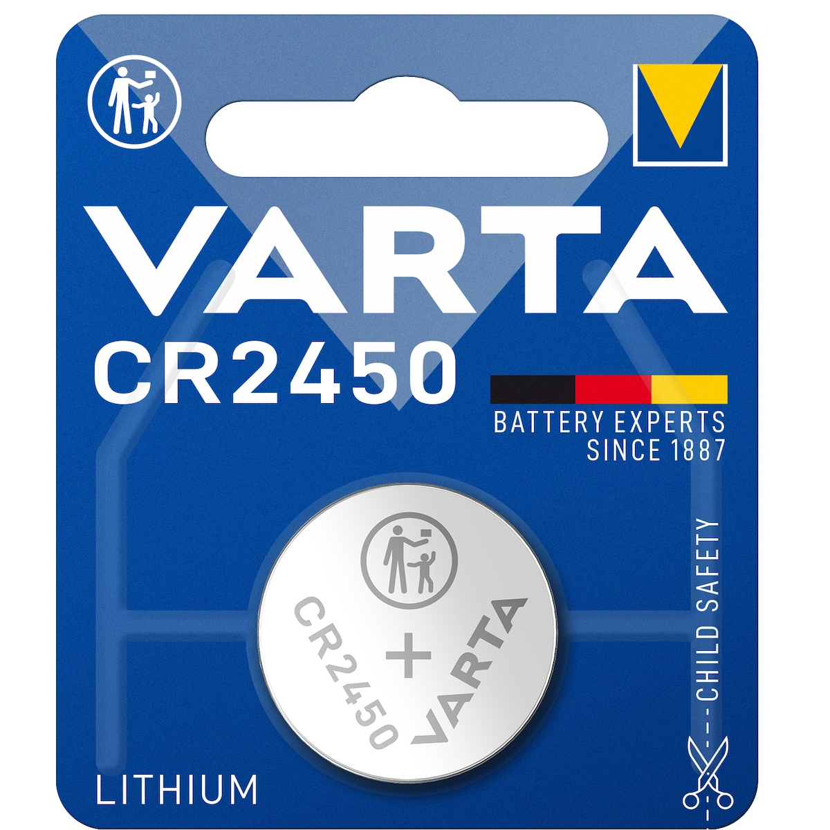 Varta CR 2450 batteri (1-pakk)