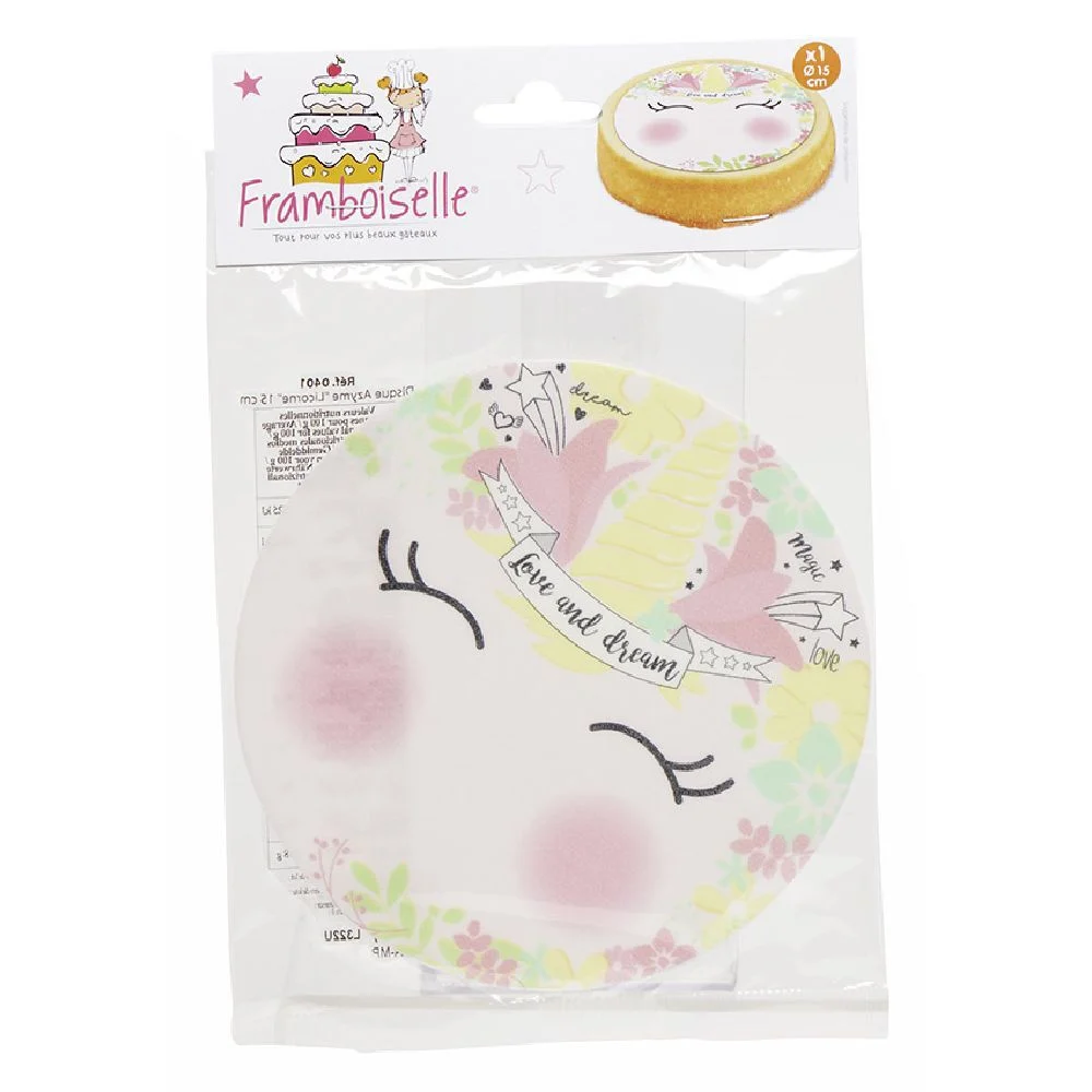 Disque azyme motif licorne 20 g