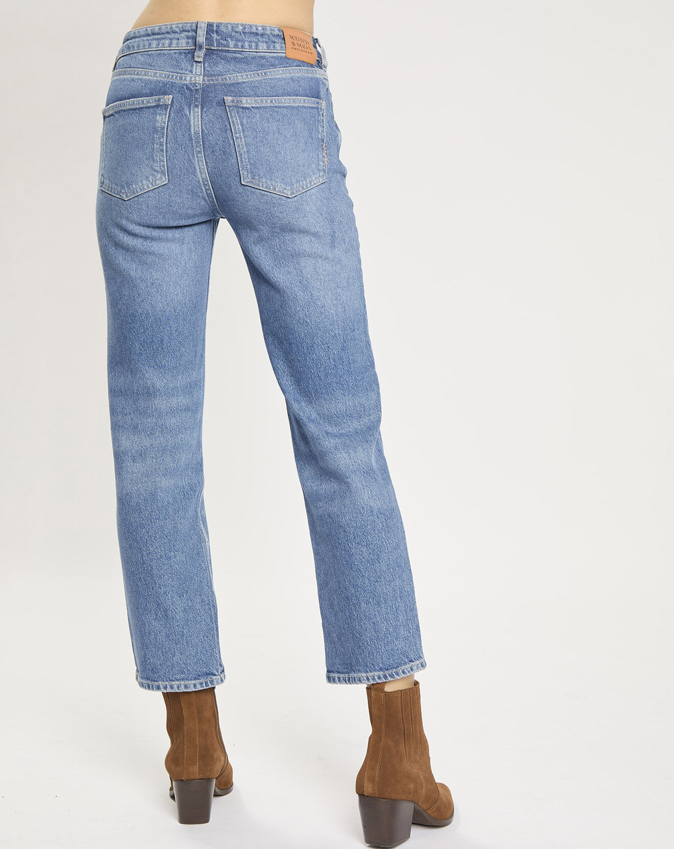 Scotch & Soda Jean Regular Fit bleu délavé