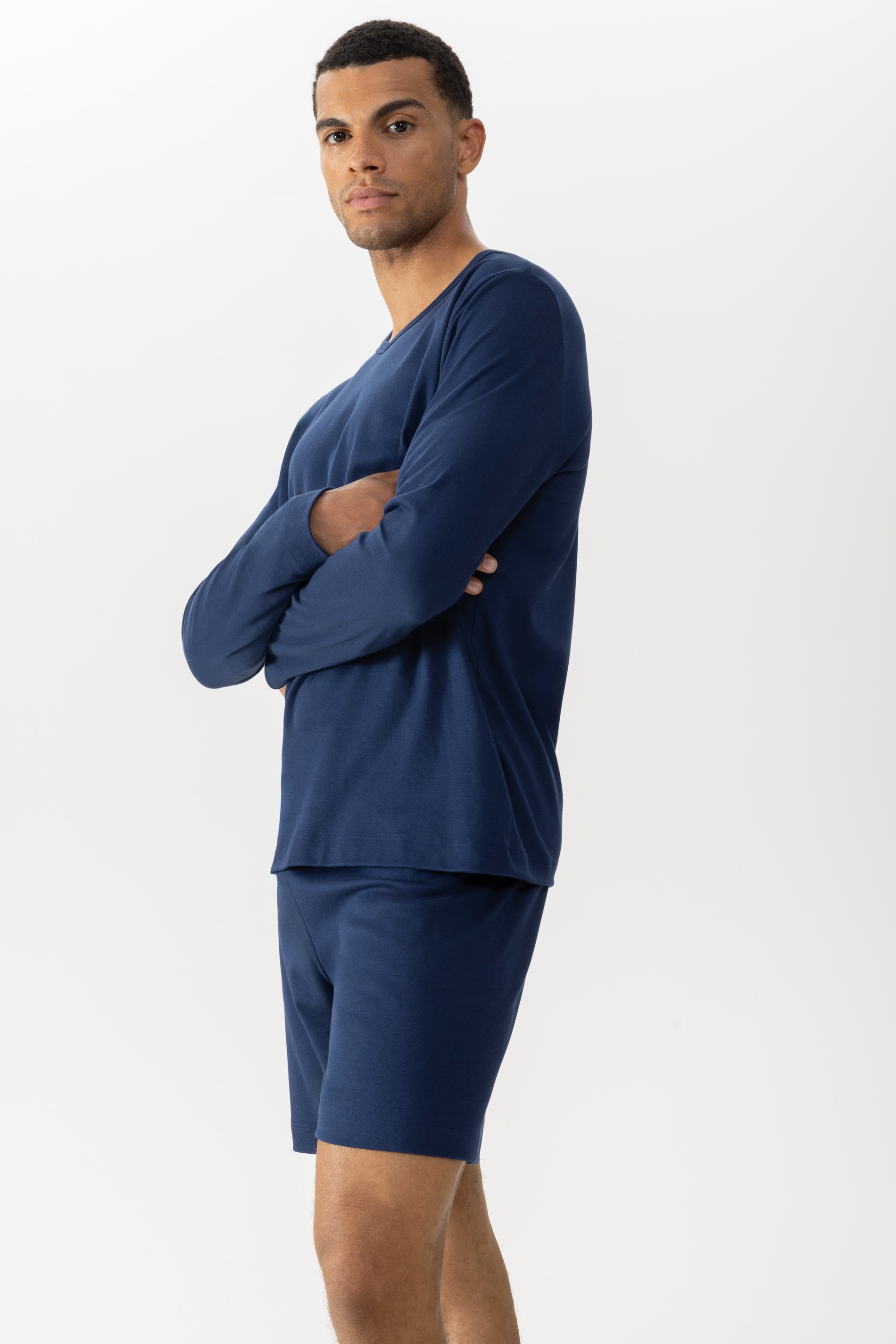 Langarm-T-Shirt<br>Serie Solid Night