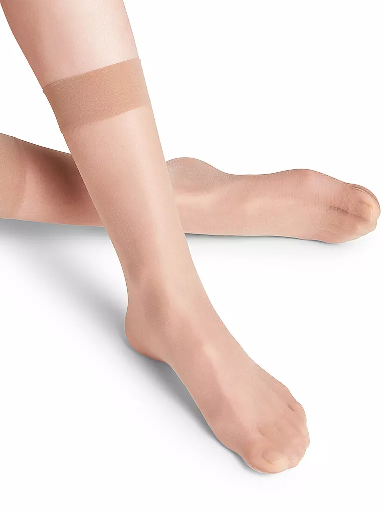 FALKE Söckchen SEIDENGLATT 15 DEN cocoon beige