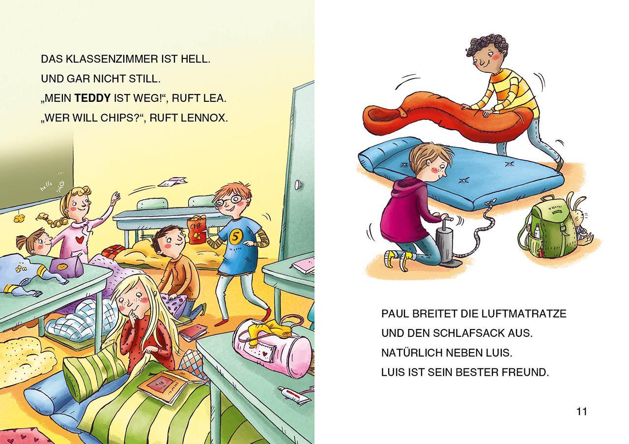 Leselöwen 1. Klasse - Lesenacht im Klassenzimmer (Großbuchstabenausgabe)