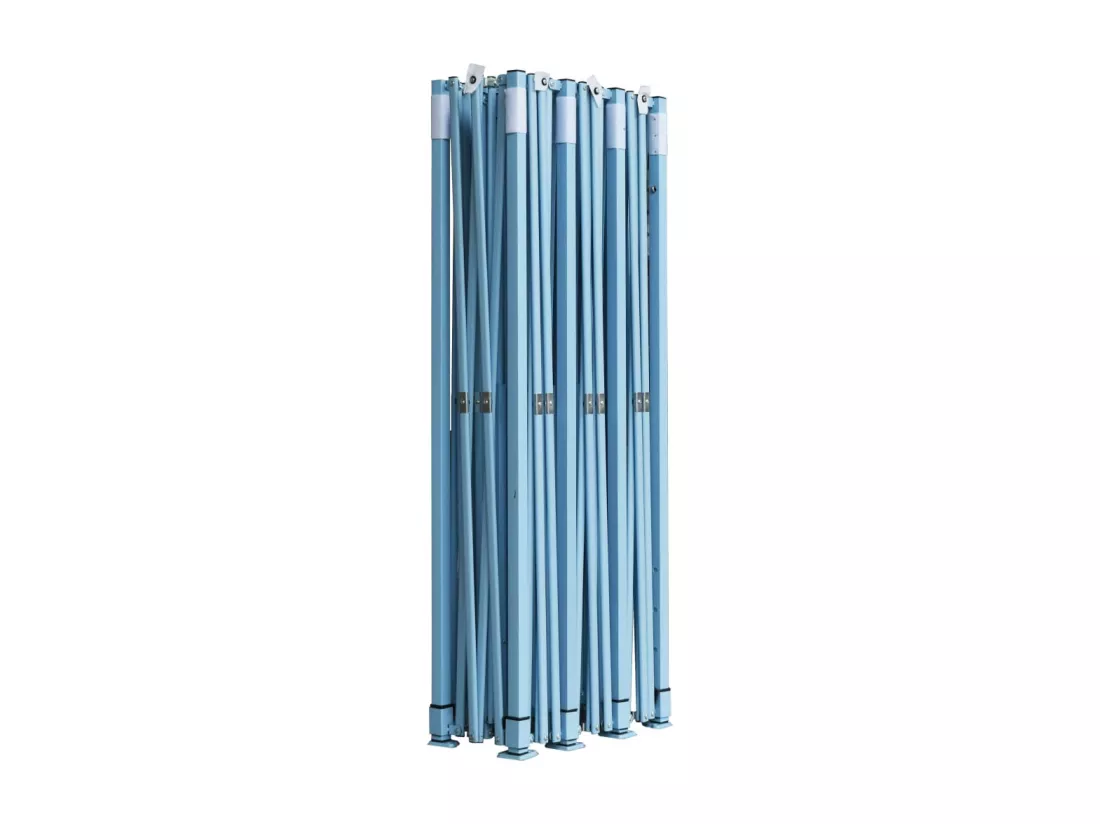 Tente de réception pliable escamotable avec 5 parois 3x9m crème